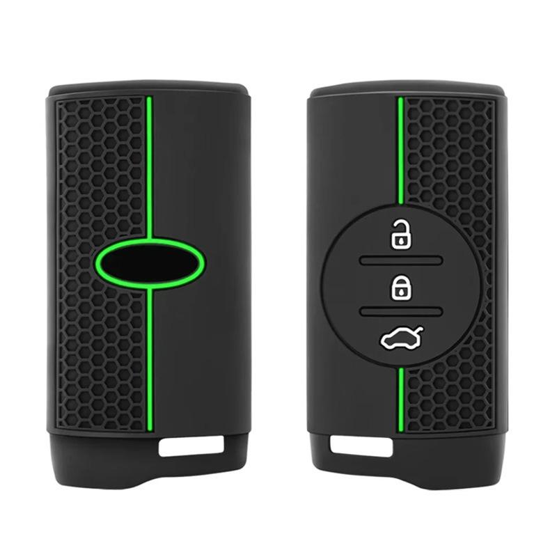 Silicone Key Cover for Chery Tiggo 3xx7 Chery 8pro Pattern Car Key Cover Drop-resistant Key Cover