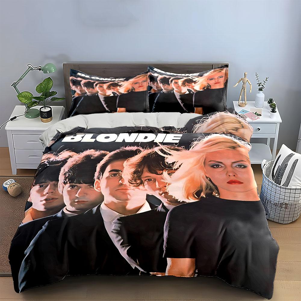 Blondie Album Cover Art Bedding Duvet Cover Set Duvet Cover Pillowcases  (1*Duvet Cover 2*Pillowcases, without duvet insert)
