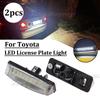 2Pcs For Toyota Camry Aurion Avensis Verso Echo Prius Mitsubishi Colt plus Grandis White LED Number License Plate Light License Plate Lights 2
