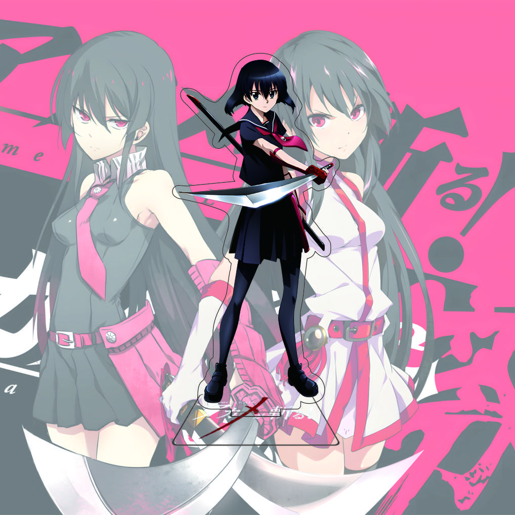Anime Akame ga KILL 15cm Acrylic Stand Model Cosplay Characters Ornament Accessories Goods Collection Gifts