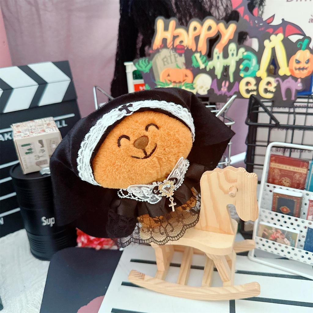 Gothic Nun Vow Outfit for 10cm/15cm Labubu Dolls