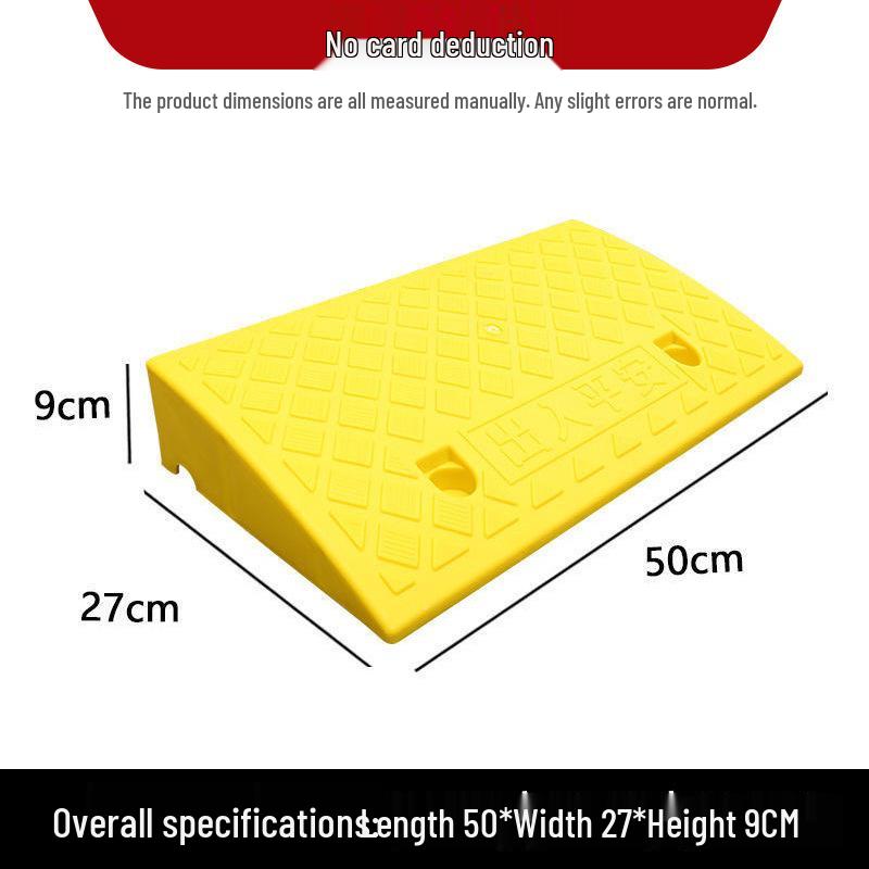 Plastic Uphill Ramp & Curb Speed Bump Pad