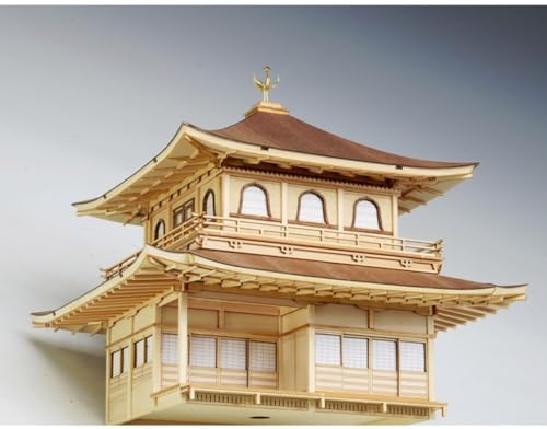 Woody Joe 1/75 Jisho-ji Temple Ginkakuji Wooden Model Assembly Kit (Building)