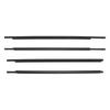 4PCS Door Glass Belt Outer Molding Weatherstrip For Toyota Prius 2004-2009