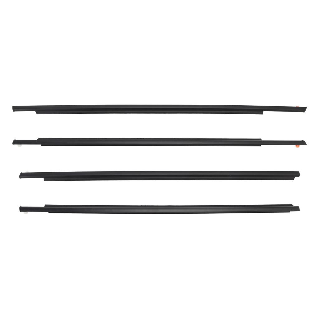 4PCS Door Glass Belt Outer Molding Weatherstrip For Toyota Prius 2004-2009