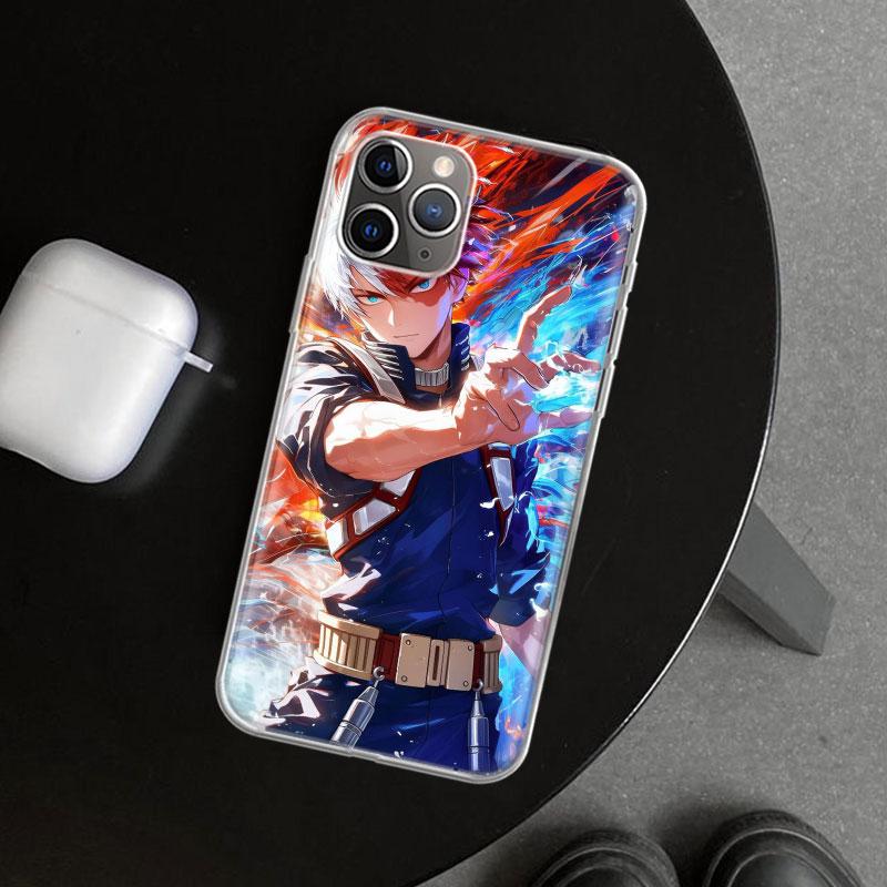 

Чехол для телефона Todoroki Shoto MHA My Hero для iPhone 11 12 13 Mini 14 15 Plus 16 Pro Max 17 Air 7 8 + SE Арт Индивидуальный Fundas iPhone 17 Air