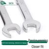 SATA Double-Headed Open-End Spanner Set: 8/10/12/14/17/19/22mm Fixed Forked Wrench