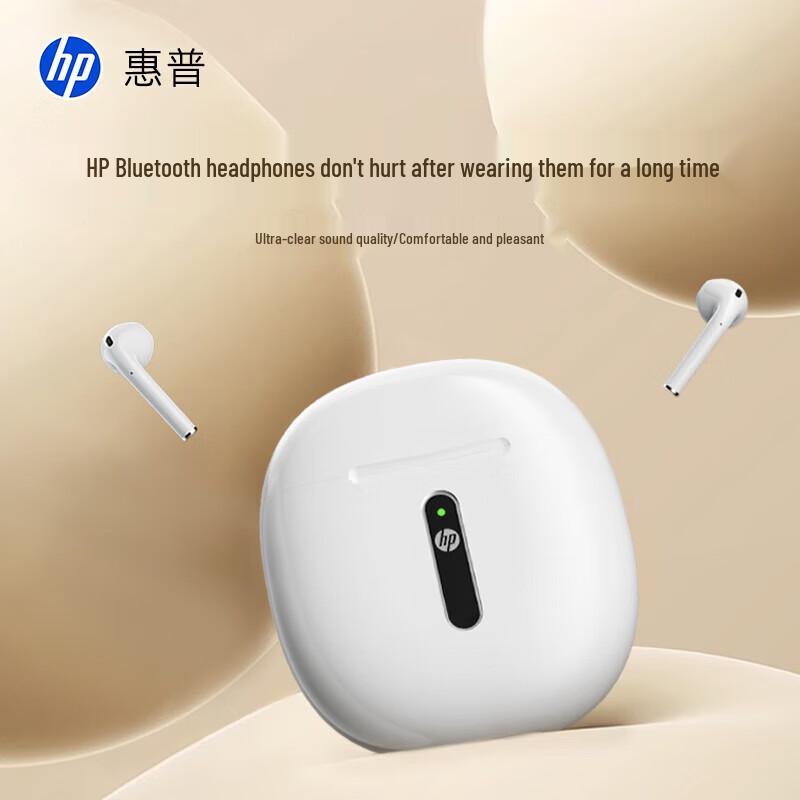 HP H10H True Wireless Bluetooth 5.3 Semi-In-Ear Earbuds