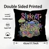 Band S-SlipknotS Kuddfodral Bekvämt Vändbart Kuddfodral Perfekt för Bil Soffa Sovrum & Mer
