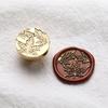 Round Scrapbooking Sealing Wax Brass Sealing Wax Stamp Head  Gift Packaging Cards