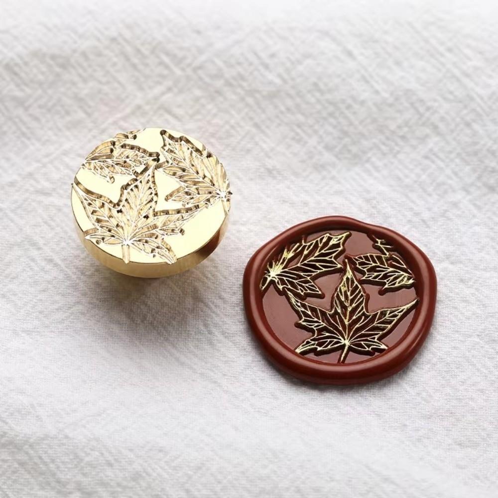Round Scrapbooking Sealing Wax Brass Sealing Wax Stamp Head  Gift Packaging Cards