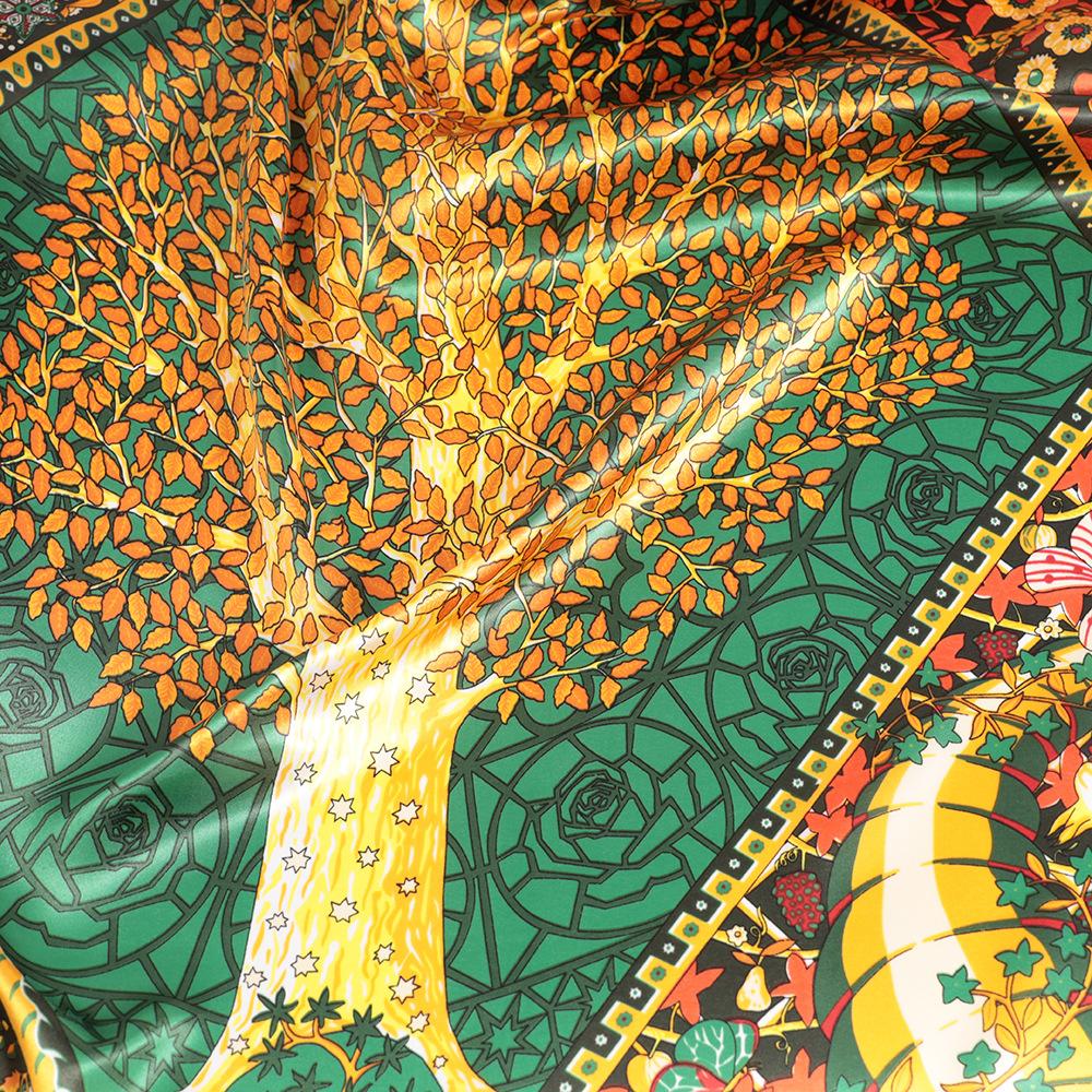 Hochwertige, luxuriöse Seidenschals, Stirnband, Schals, Halstuch für Damen, Ketten-Seidenschal, dekorativer Schal für Damen