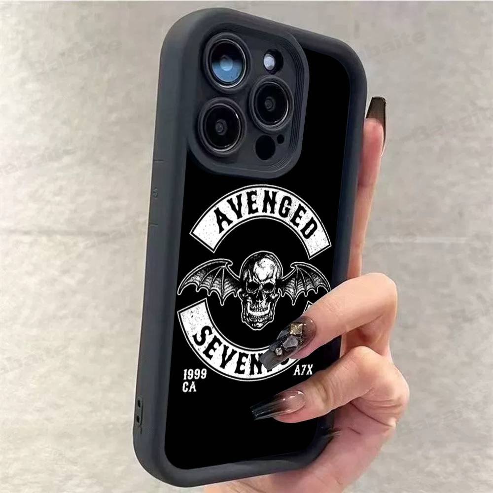 

A-Avenged Sevenfold Phone Case for IPhone 17 16 15 14 13 12 11 Pro Max Mini Plus Soft TPU Back Cover iPhone 16