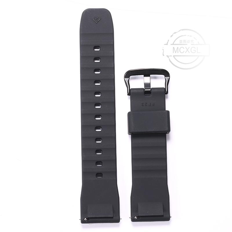 Curea de ceas din silicon pentru seria Casio PROTREK PRG-650Y Prg600 PRW-6600 Bandă de ceas 24mm Brățară