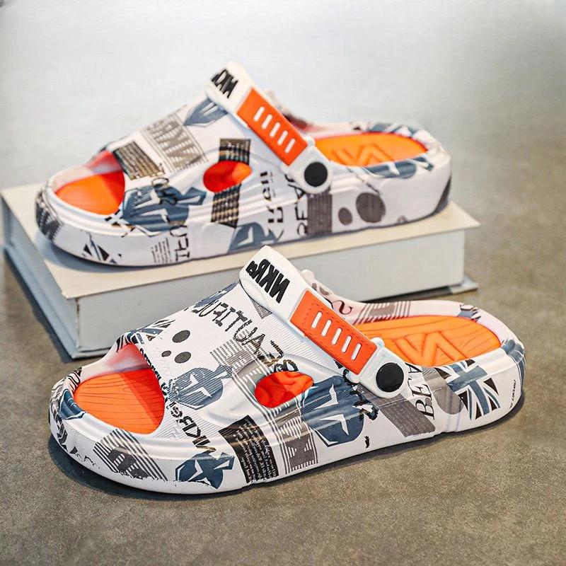 Male Slipper Summer Casual Men's Shoe Beach Elegant Mascullino Eva Pvc Rubber Low Price Fun Slides Designer Luxury Adult Sale