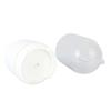 Makeup Brush Holder Organizer with Lid Desktop Rotating Dustproof Cosmetics Storage Container White