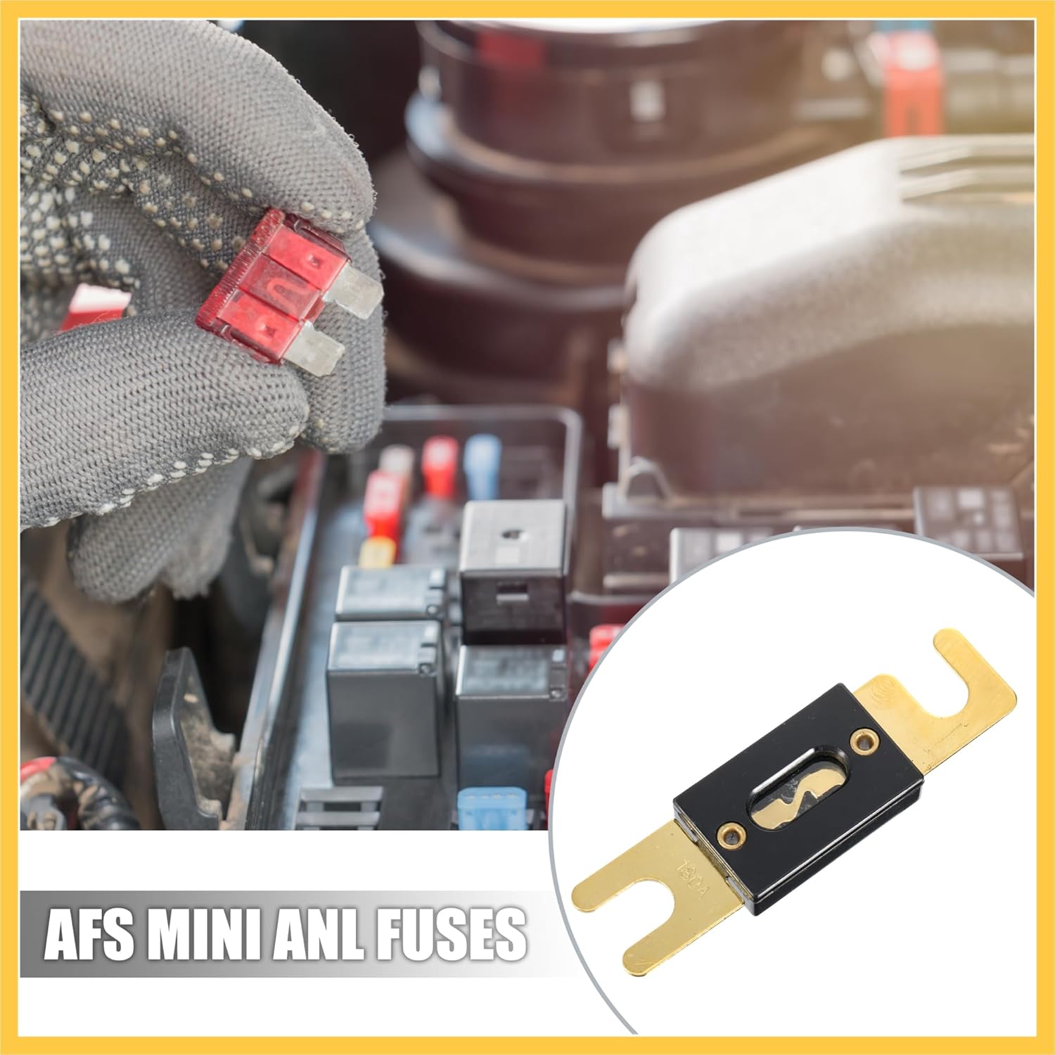 180A ANL Fuse Replacement Electrical Protection for Car Truck Motorcycle Boat Audio CDs Auto Replacement Parts