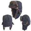 Cute Skullies Winter Faux Fur Keep Warm Windproof Earflap Hat  Cap Ski Hat Plush Hat