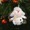 Christmas Bells Decor Snowman Design Charm Christmas Ornaments For Home Winter Holiday Party Fall Fireplace Door Family