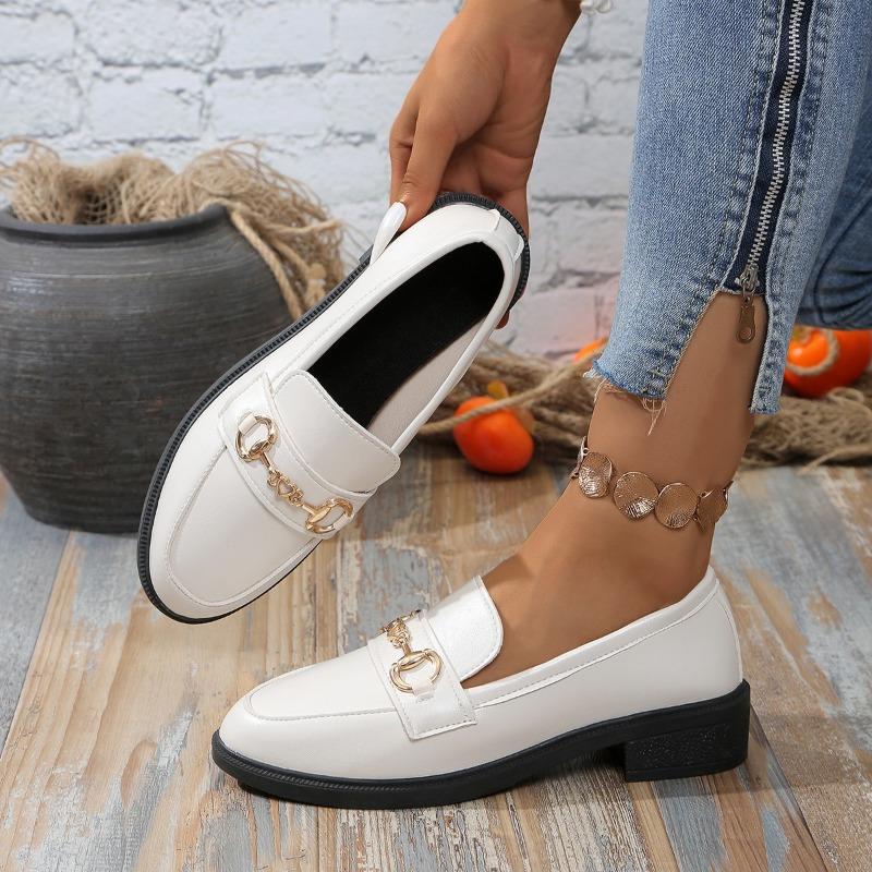 Plus Size Shoes Female Loafers Women's High Heels Outdoor Casual Pumps Women Bow Tie Round Toe Slip On Low Heel Shoes Women
