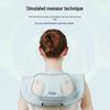 CLORIS Neck & Back Tapping Massager Shawl with Heat CN Plug (adapter Included)