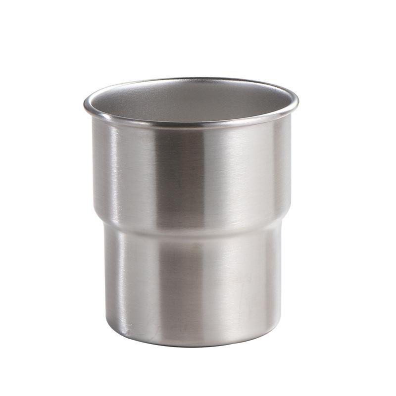 

Кружка для кофе из нержавеющей стали 304 с однослойным гофрированием, портативная, для пивной кружки, компактная, матовая, для воды, кухонная посуда 300ml