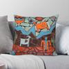 Free Flow Puzzle Game Pillowcase Polyester Linen Velvet Creative Zip Decorative Throw Pillow Case Sofa Seater Cushion Cover 18"