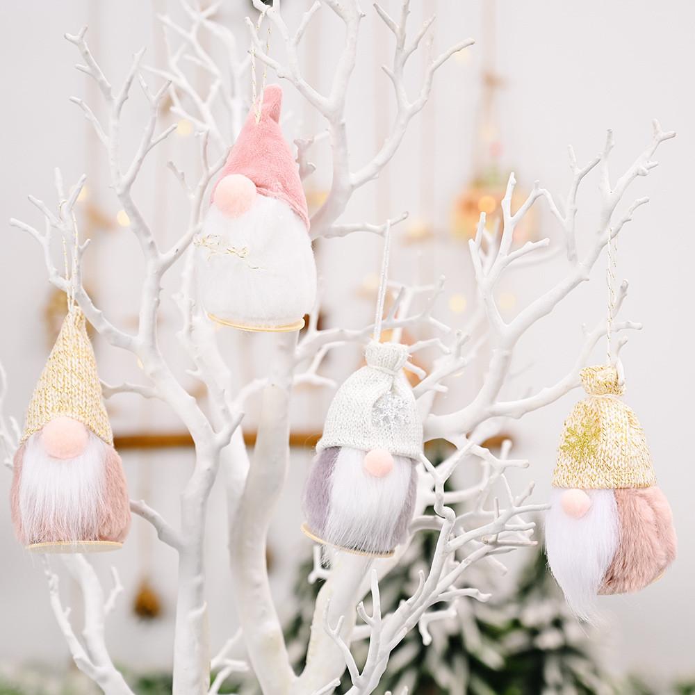 Captivating Wooden Doll Ornaments With Round Base And Whimsical Hats For Cheer Holiday