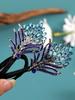 Feather Rhinestone Hair Accessory Party Celebration Exotic Style Gorgeous Eyecatching Exquisite Sparkling Exquisite Twist Clip