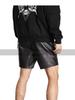 Sports Stylish Genuine Short Pants Boxer Handmade Festive Genuine Leather Lambskin