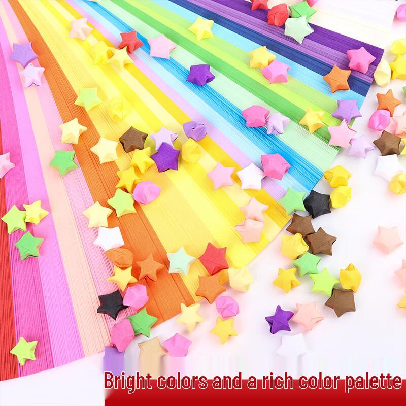 Lucky Star Origami Paper Strips