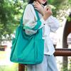 Korean Canvas Shoulder Shopper Bags for Women 2026 Large Capacity Tote Book Bag Woman Fashi Female Handbags Ladies Hand Bag