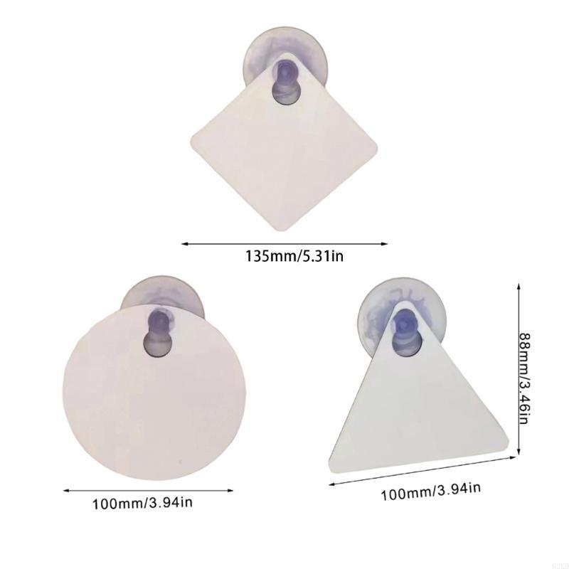 62KD Suction Cup DIY Sublimation Blank Warning Sign for Car Window and Glass Door