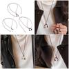 Elegant Headphone Pendant Necklace For Women Stylish Layering Jewelry Gift Trendy Minimalist Neck Chain Accessory