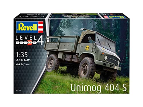 Revell 1/35 scale German Unimog 404S plastic model kit 03348