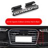 For yngc9 A4 A6 Q3 Car Grille Quattro Logo Front Grill Badge Emblem Sticker Drive Tail Quattro Standard