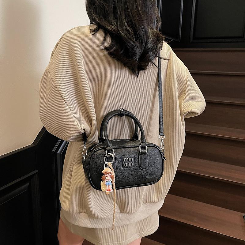 Handbag Women's New Fashion Portable Small Square Bag Solid Color Versatile Messenger Bag