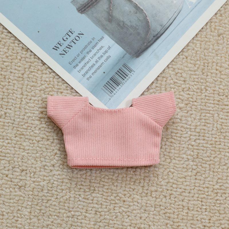 

10 см Футболка Медведь Медовый Пес Кукольная Одежда Наряд с Синельной Проволокой Игрушечная Одежда Брелок.