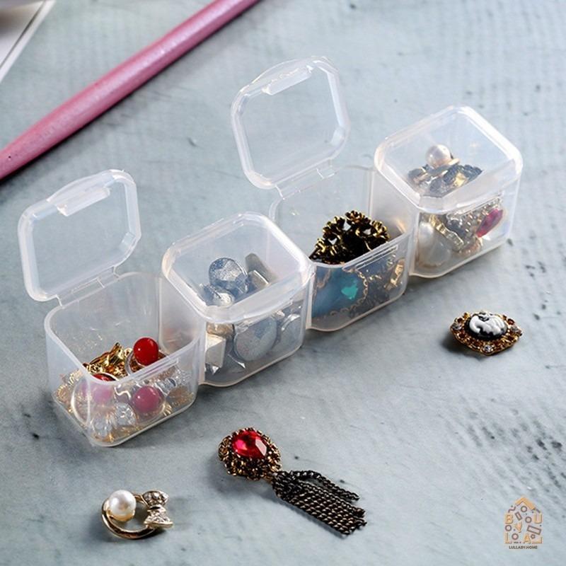 28/56 Grids Adjustable Clear Jewelry Box Storage Jewelry Organization Storage Boxes Jewelry Case