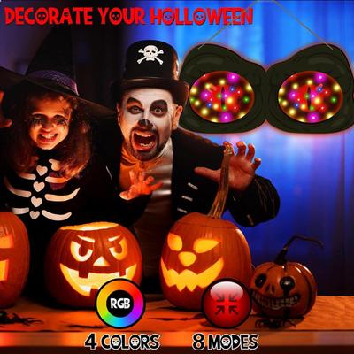 Halloween Eye Light Decoration Color-changing Halloween Lights Spooky Halloween Led Eye Light Decorations for Trees