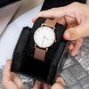 Space Saving Hexagon Shaped Leather Jewelry Box With Soft Padding For Multiple Watches Accessories
