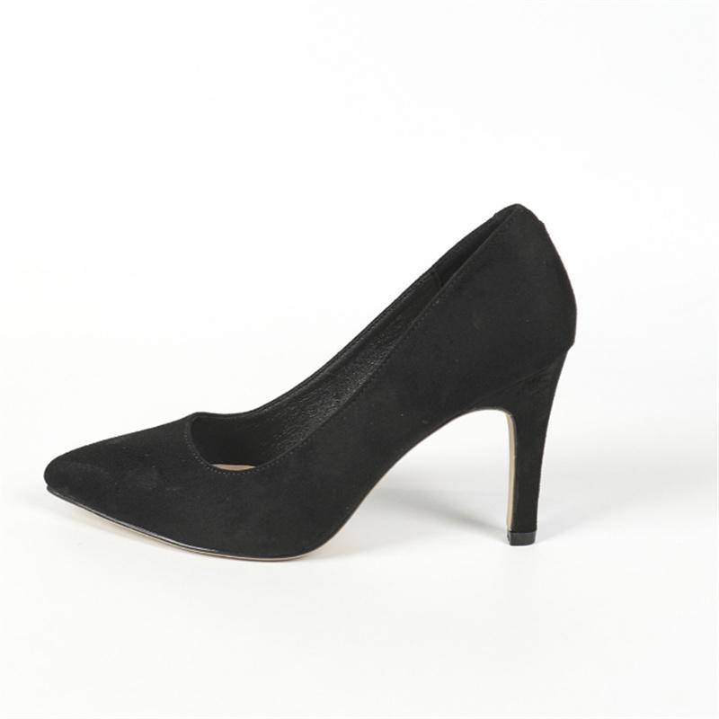 Mode Übergröße 35-43 Schuhe Neue Mode Wildleder High Heels für Damen 8cm Stiletto Spitzzehe Bankett Hochzeitsparty Büro Damen Pumps