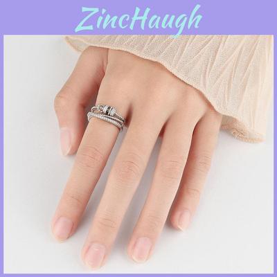 Geometric Openback Womens Ring With Electroplated Copper Material For Fashion And Party Wear
