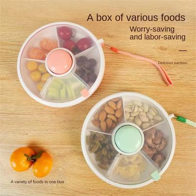 Contenitore Girevole Portaoggetti Bambini Portatile Melone Caramella Organizzatore Scatole Portaoggetti Contenitore Snack Per Bambini