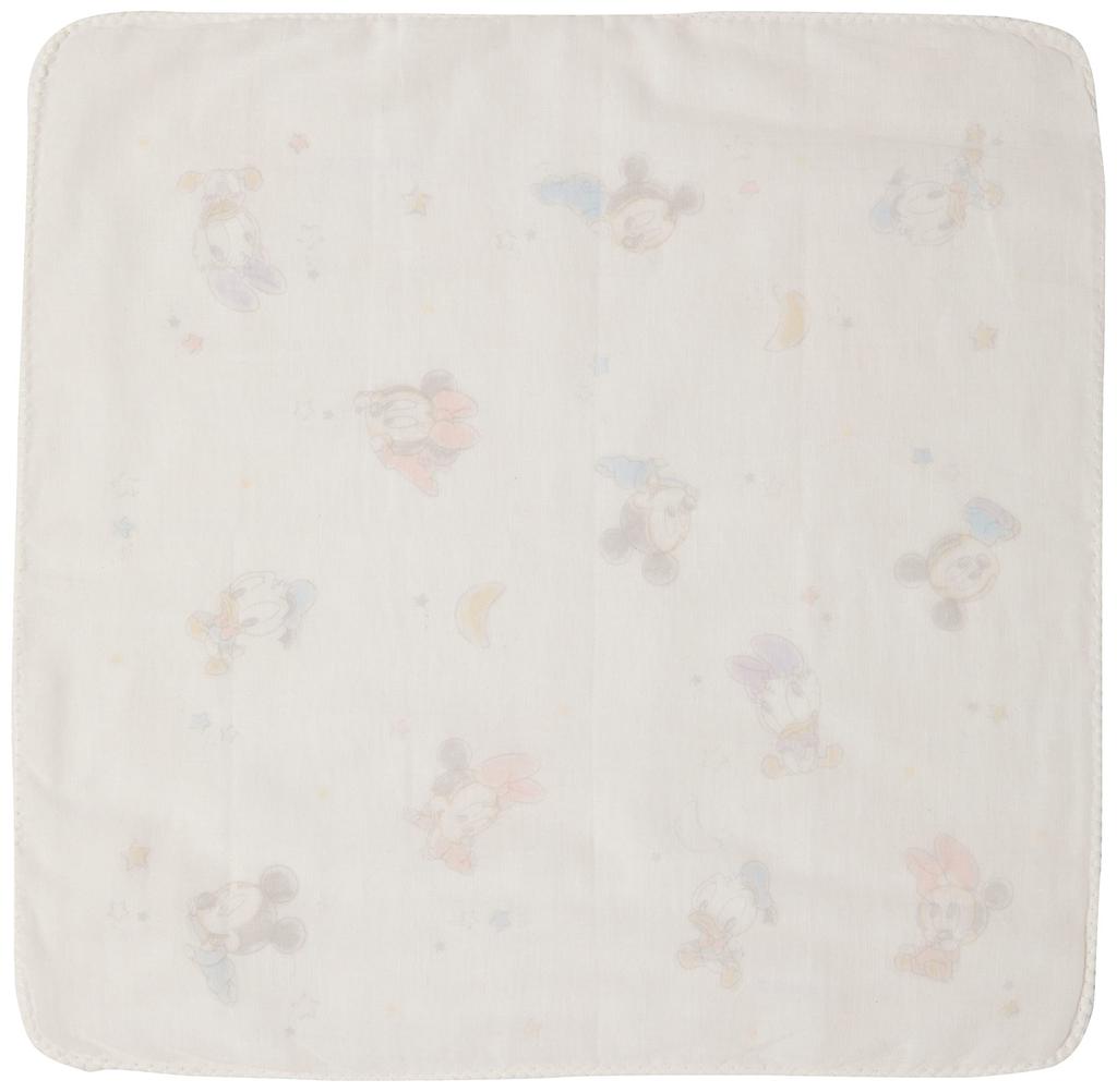 Disney Mickey Minnie Mouse Pooh Gauze Made In Size Free Size & Handkerchiefs, 3-Piece Set, Japan, Baby, Newborn, 215100601,