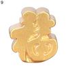 Auspicious Imitation Gold Ingot Ornament Plastic Mascot Display Crafts Home Decor