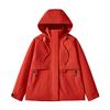 Outdoor Jacket Jacket Women's Tooling Multi-pocket Loose Casual Trendy Brand Hooded