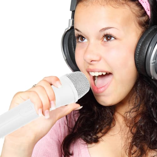 SUPVOX Modèle d'accessoire de microphone, Accessoire de fête blanc, Accessoire de karaoké, Simulation de modèle d'accessoire réaliste