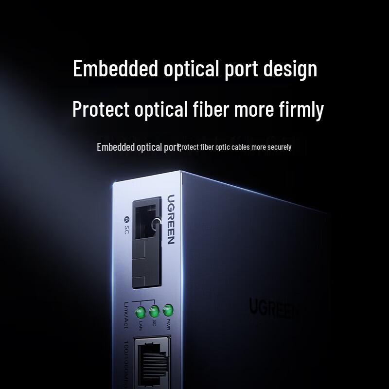UGREEN Gigabit Single-Mode Fiber Optic Transceiver