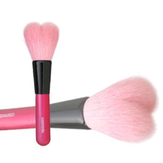 Takumi No Makeup Brush Cosmedo Kumano Brush Cheek Brush Heart-shaped (H-015P)